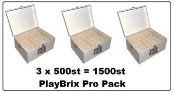 PlayBrix bouwplankjes 1500st 139 euro  Goedkoopste van NL