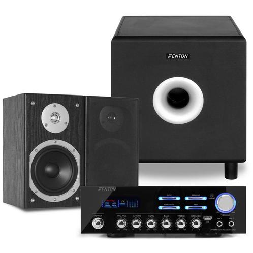 Fenton 2.1 hifi stereo set met Bluetooth en 8 subwoofer, Audio, Tv en Foto, Stereo-sets, Nieuw, Verzenden