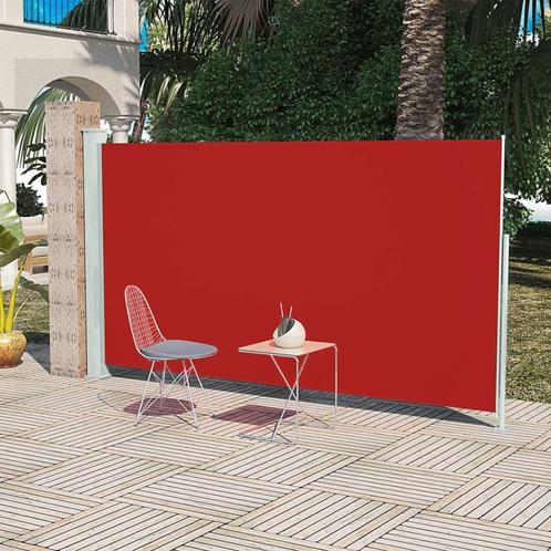 vidaXL Wind-/zonnescherm uittrekbaar 160x300 cm rood, Tuin en Terras, Zonneschermen, Nieuw, Verzenden