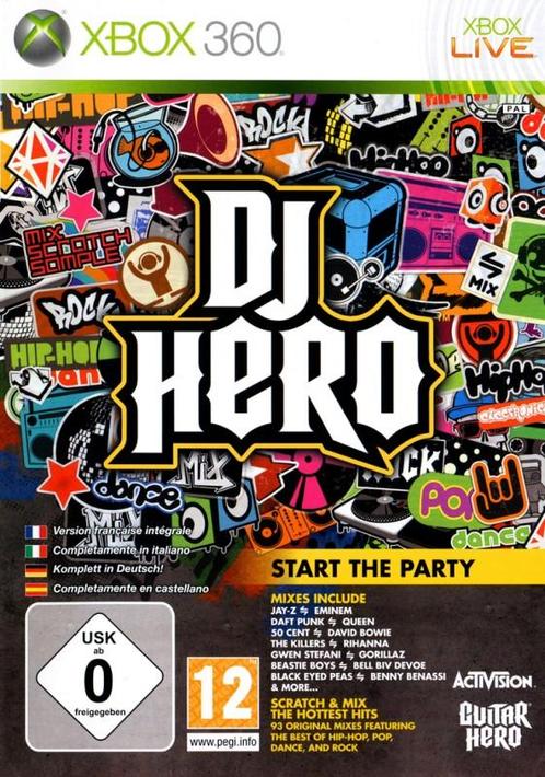 DJ Hero (Xbox 360), Spelcomputers en Games, Games | Xbox 360, Gebruikt, Vanaf 7 jaar, Verzenden
