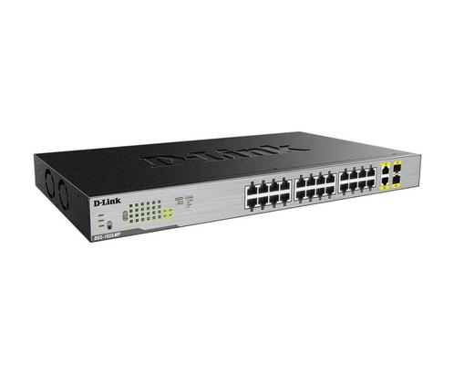D-Link DGS-1026MP, 26 Port Unmanaged PoE Switch, Computers en Software, Netwerk switches, Nieuw