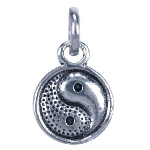 Zilveren Yin Yang klein ketting hanger, Sieraden, Tassen en Uiterlijk, Kettinghangers, Verzenden