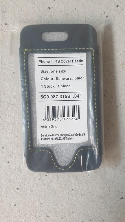 IPhone 4 4S Hoesje VW Beetle 5C0087315B041 (Products Finder), Auto-onderdelen, Overige Auto-onderdelen, Nieuw, Verzenden