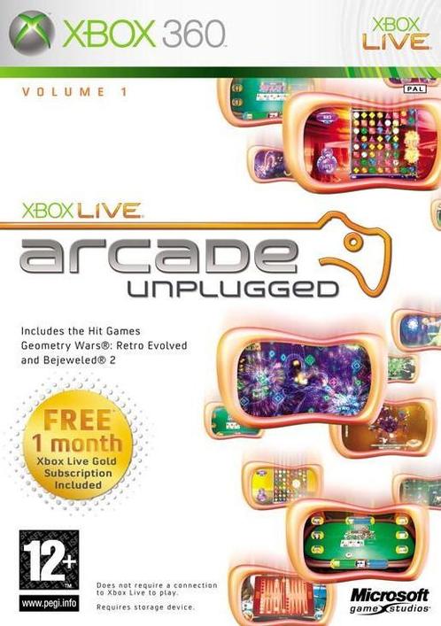 Xbox 360 Live Arcade Unplugged Vol. 1 (Xbox 360), Spelcomputers en Games, Games | Xbox 360, Gebruikt, Vanaf 7 jaar, Verzenden
