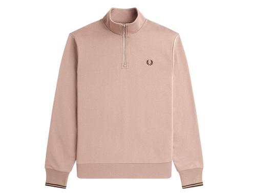 Fred Perry - Half Zip Sweatshirt - Roze Sweatshirt - XL, Kleding | Heren, Truien en Vesten