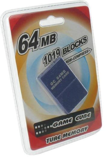Nintendo Wii en GameCube geheugenkaart - 64 MB /