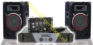 IBIZA Sound DJ-300 - Complete Disco Set, speakers,