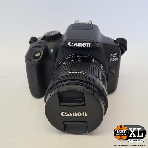 Canon EOS 1300D Spiegelreflexcamera Incl. Canon Lens efs..., Audio, Tv en Foto, Fotocamera's Digitaal, Zo goed als nieuw, Ophalen of Verzenden