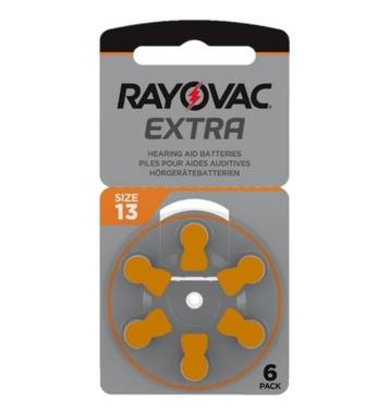 Rayovac Hoorapparaat batterij 13AU oranje (6 stuks)