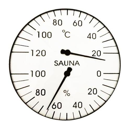Beauty & Care Thermo-/Hygrometer 160 mm 1 st..  new, Sport en Fitness, Sauna, Fins of Traditioneel, Toebehoren, Nieuw, Ophalen of Verzenden