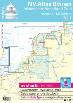 NV. Atlas NL7 Nederland Zuid, Watersport en Boten, Navigatiemiddelen en Scheepselektronica, Overige typen, Nieuw, Ophalen of Verzenden