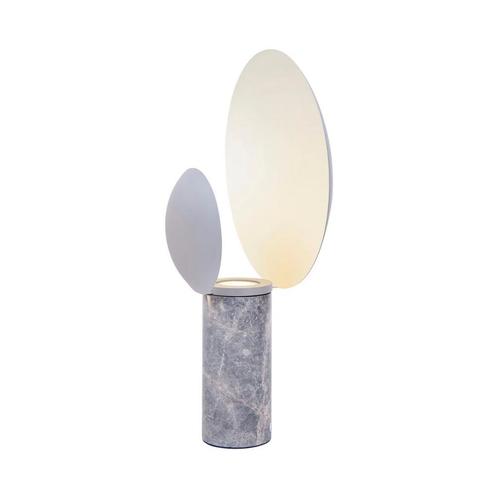 ACTIE: Grijze verstelbare tafellamp met GU10 fitting en FOIR, Huis en Inrichting, Lampen | Tafellampen, Verzenden