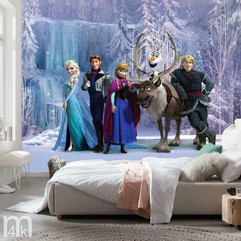 Frozen fotobehang XL Disney behang, 360 x 270 *Muurdeco4kids, Huis en Inrichting, Stoffering | Behang, minder dan 10 m², Ophalen of Verzenden