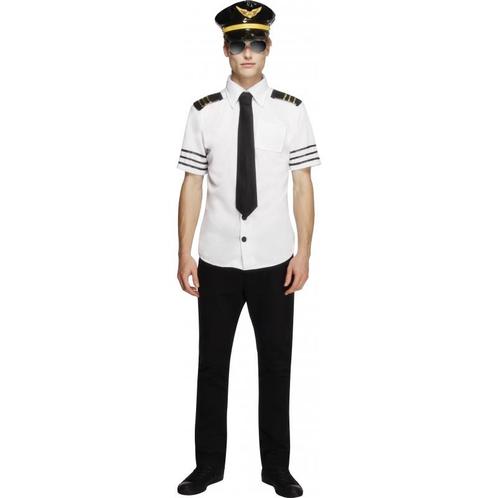 Piloten pak met pet en stropdas - Piloten kleding, Kleding | Heren, Carnavalskleding en Feestkleding, Ophalen of Verzenden