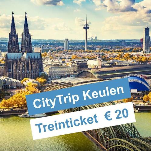 Treintickets naar Keulen voor € 20, Tickets en Kaartjes, Trein, Bus en Vliegtuig, Trein, Buitenland, Algemeen kaartje, Eén persoon