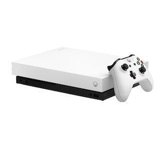 Xbox One X 1TB Wit + S Controller (Xbox One Spelcomputers), Spelcomputers en Games, Spelcomputers | Xbox One, Zo goed als nieuw