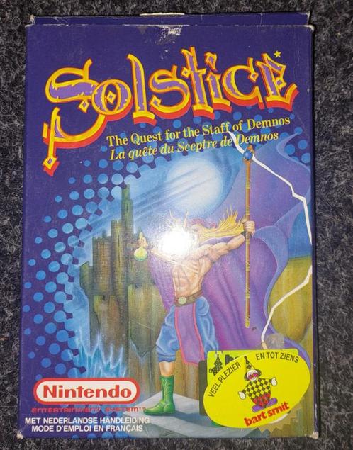 Solstice (NES tweedehands game), Spelcomputers en Games, Games | Nintendo NES, Zo goed als nieuw, Ophalen of Verzenden