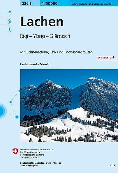 Skikaart Zwitserland 236S Lachen Rigi Ybrig Glärnisch -, Boeken, Reisgidsen, Nieuw, Verzenden