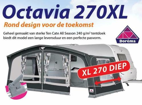 Dorema Ronde Voortent Octavia XL 270 Extra diep !! SALE, Caravans en Kamperen, Voortenten en Luifels, Nieuw, Ophalen of Verzenden