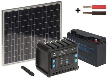 WL4 SOLAR-KIT-200B50-20 complete zonne-energie kit met 12V