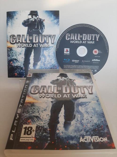 Call of Duty World at War Playstation 3, Spelcomputers en Games, Games | Sony PlayStation 3, Ophalen of Verzenden