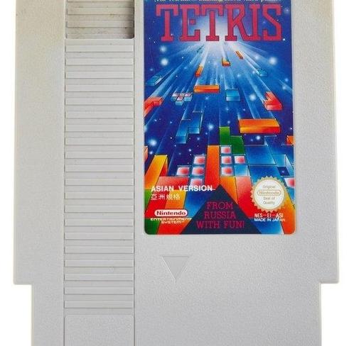 Tetris (Asian Version) [Nintendo NES], Spelcomputers en Games, Games | Nintendo NES, Zo goed als nieuw, Ophalen of Verzenden