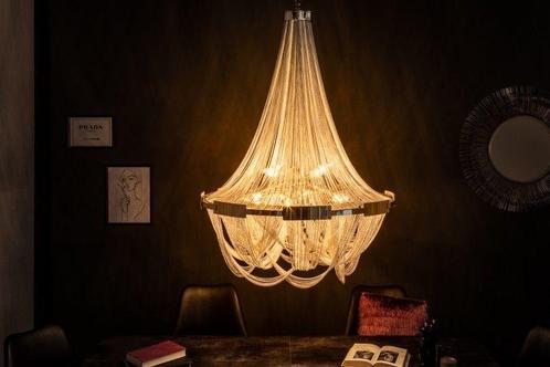 Extravagante kroonluchter ROYAL XL 70cm zilveren hanglamp -, Huis en Inrichting, Lampen | Hanglampen, Ophalen of Verzenden