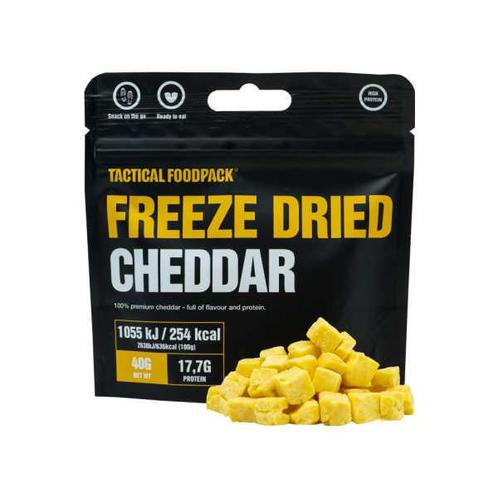 Freeze-Dried Cheddar Kaas Snacks 40g - Tactical Foodpack, Diversen, Levensmiddelen, Verzenden
