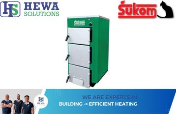 Sukom - houtketels - stukhoutketels - 18 - 80 kW