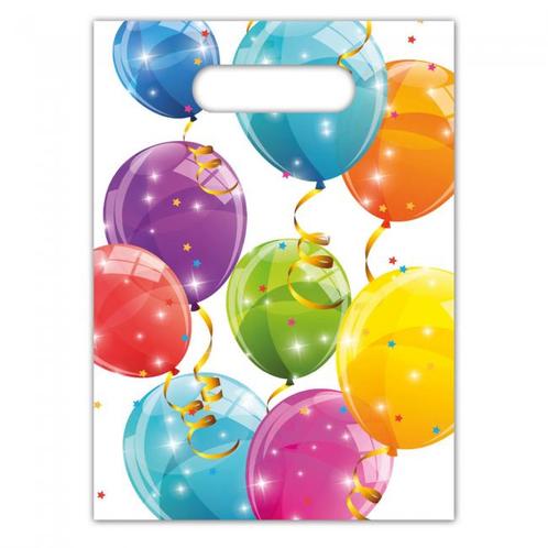 Ballonnen Uitdeelzakjes Party 6st, Hobby en Vrije tijd, Feestartikelen, Nieuw, Verzenden