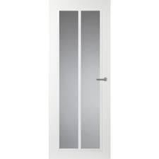 Svedex binnendeur CN02 met blank glas 73x211,5 cm stomp, Doe-het-zelf en Verbouw, Deuren en Horren, Nieuw, Glas, Hout, Binnendeur