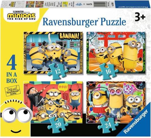Minions Puzzel (4 in 1) | Ravensburger - Puzzels, Kinderen en Baby's, Speelgoed | Kinderpuzzels, Nieuw, Verzenden