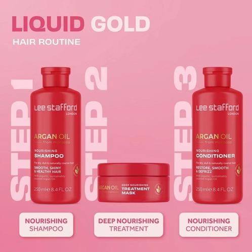 Lee Stafford Argan Oil Nourishing Shampoo - 250ml, Sieraden, Tassen en Uiterlijk, Uiterlijk | Haarverzorging, Shampoo of Conditioner