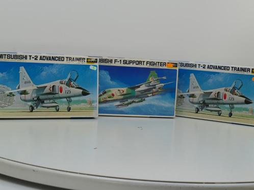 Schaal 1:48 Fujimi 5A30 5A31 F-1 and T-2 Fighter trio #156, Hobby en Vrije tijd, Modelbouw | Vliegtuigen en Helikopters, Gebruikt