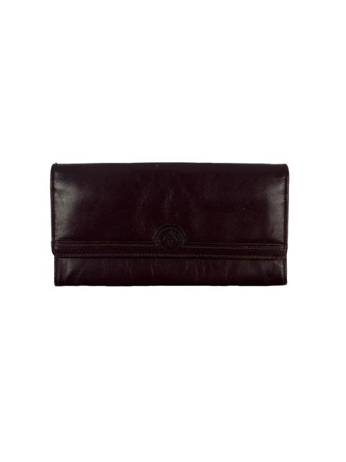 Vintage Brown Leather Wallet, Sieraden, Tassen en Uiterlijk, Portemonnees, Zo goed als nieuw, Ophalen of Verzenden