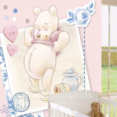 Winnie the Pooh behang pastel roze Babykamer * Muurdeco4kids, Kinderen en Baby's, Kinderkamer | Inrichting en Decoratie, Wanddecoratie