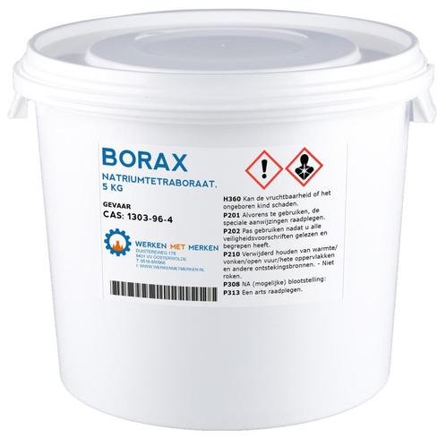 Wmm Chemie Borax poeder 5 kg, emmer, Doe-het-zelf en Verbouw, Overige Doe-het-zelf en Verbouw, Nieuw, Verzenden