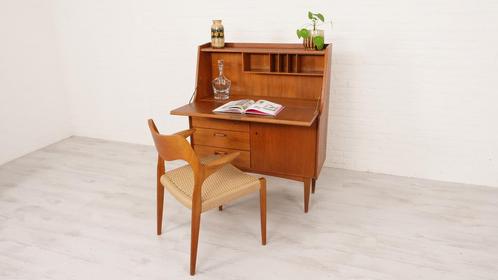 Vintage secretaire | Teak | VKW Mobel | 96 cm, Huis en Inrichting, Kasten | Secretaires, Zo goed als nieuw, Ophalen of Verzenden