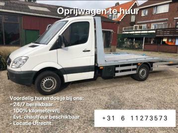 Oprijwagen huren KM-VRIJ! Sleepwagen / Ambulance / Transport