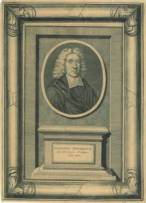 Portrait of Johannes Wesselius, Antiek en Kunst, Kunst | Etsen en Gravures