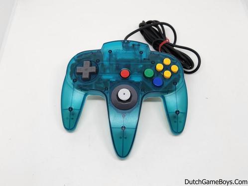 Nintendo 64 / N64 - Controller - Clear Blue, Spelcomputers en Games, Spelcomputers | Nintendo 64, Gebruikt, Verzenden