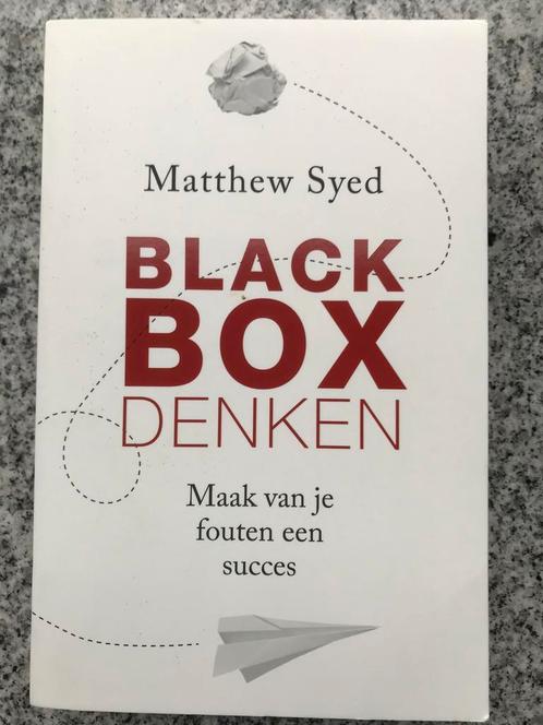 Black Box Denken (Matthew Syed), Boeken, Psychologie, Persoonlijkheidsleer, Gelezen, Verzenden