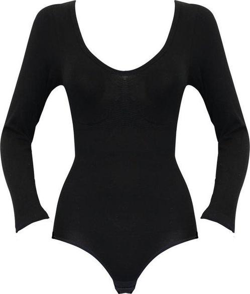 MAGIC Bodyfashion Longsleeve Bodysuit Bamboo Bamboo Black Vr, Kleding | Dames, Ondergoed en Lingerie, Verzenden