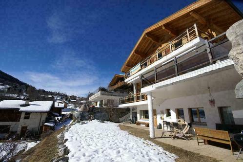 Luxe ski chalet 4**** ZWITSERLAND Wallis 6p+HOND, Vakantie, Vakantiehuizen | Zwitserland, Dorp, In bergen of heuvels, In bos, In wintersportgebied