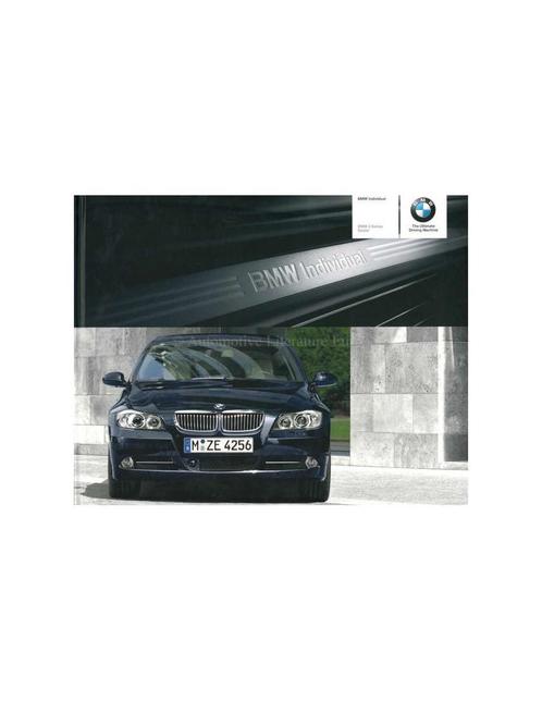 2005 BMW 3 SERIE SEDAN INDIVIDUAL HARDCOVER BROCHURE ENGELS, Boeken, Auto's | Folders en Tijdschriften, BMW