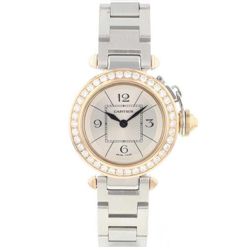 Cartier Pasha WJ124021, Sieraden, Tassen en Uiterlijk, Horloges | Dames, Polshorloge, Gebruikt, Verzenden