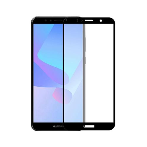 Huawei Y6 2018 screenprotector gehard glas Edge to Edge –, Telecommunicatie, Mobiele telefoons | Toebehoren en Onderdelen, Bescherming