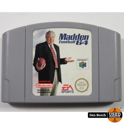 Madden Football 64 - N64 Game, Spelcomputers en Games, Games | Nintendo 64, Zo goed als nieuw, Verzenden