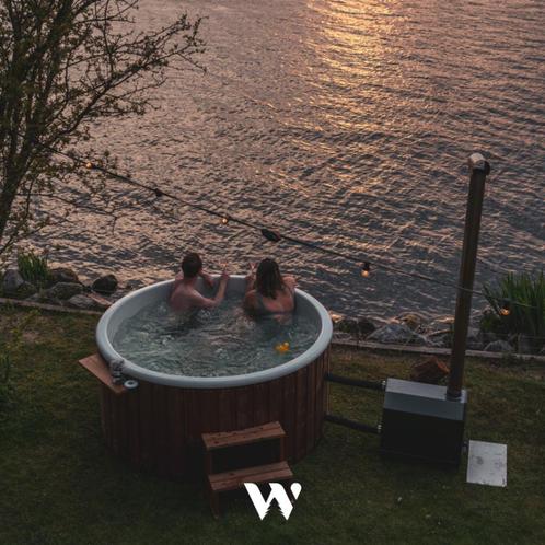 Ontspannen in een hot tub Hottub van Welvaere | Zondag open!, Tuin en Terras, Zwembaden, 200 tot 400 cm, Rond, Nieuw, 80 tot 120 cm