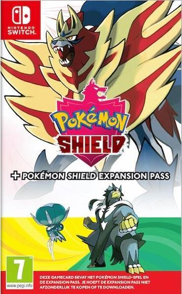 Pokemon Shield + Expansion Pass Switch Morgen in huis!